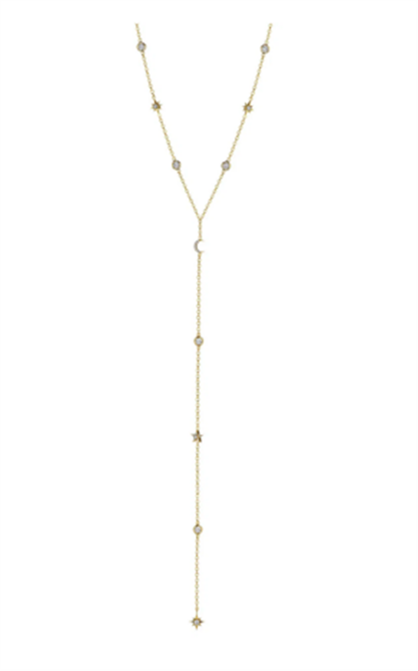 Penny Preville Moon & Star Y Necklace