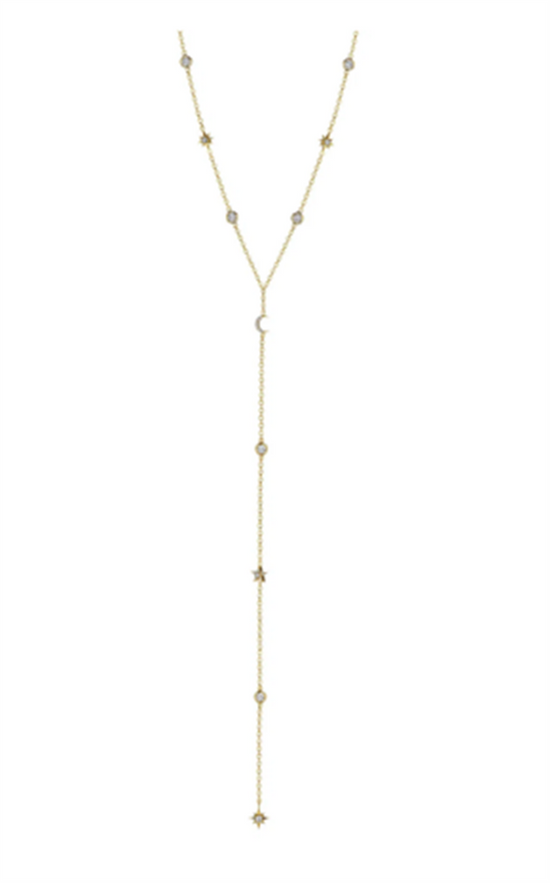 Penny Preville Moon & Star Y Necklace