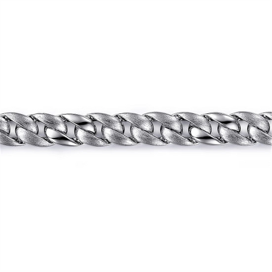 Gabriel & Co. 925 Sterling Silver Cuban Link Chain Bracelet