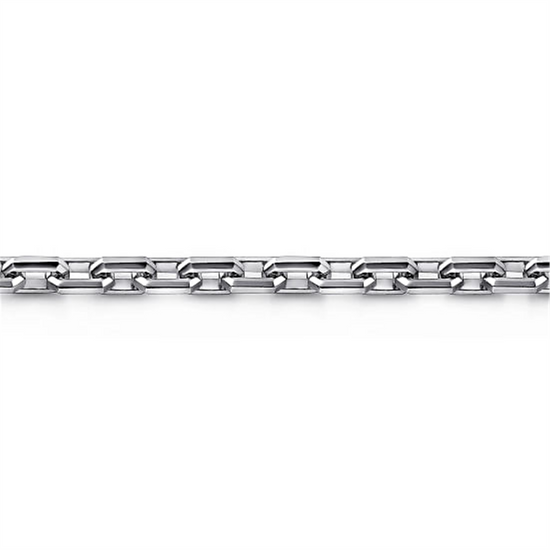 Gabriel & Co. 925 Sterling Silver Faceted Chain Bracelet - style #TBM4516SVJJJ