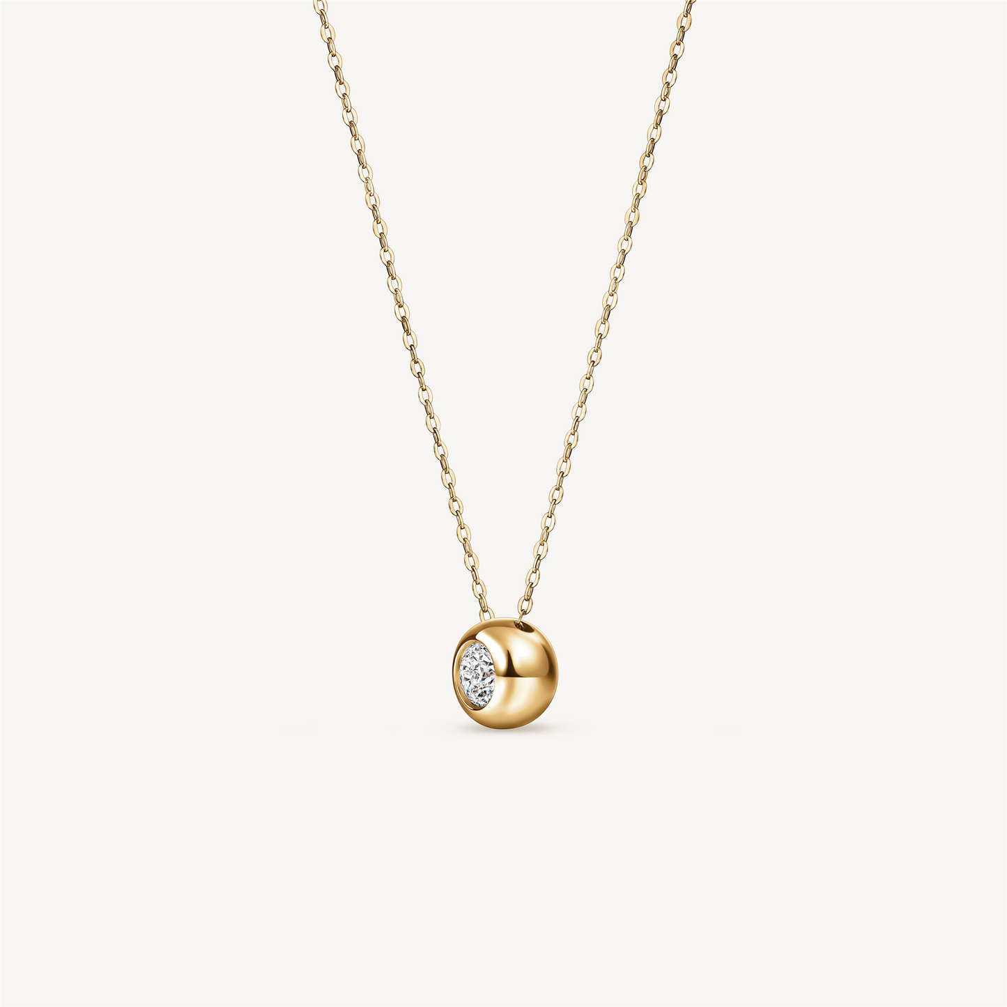 Hearts On Fire Dream Solo Diamond Pendant Necklace in 18k Yellow Gold