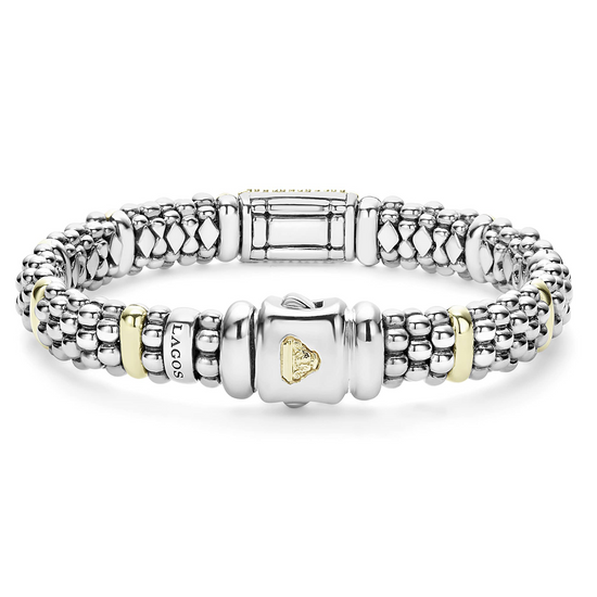 Lagos Caviar Diamond Bracelet - 9mm