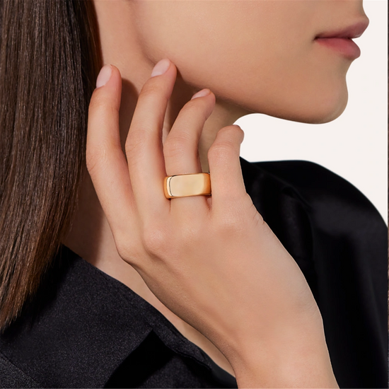 Pomellato Iconica Medium-Large Ring in 18k Rose Gold