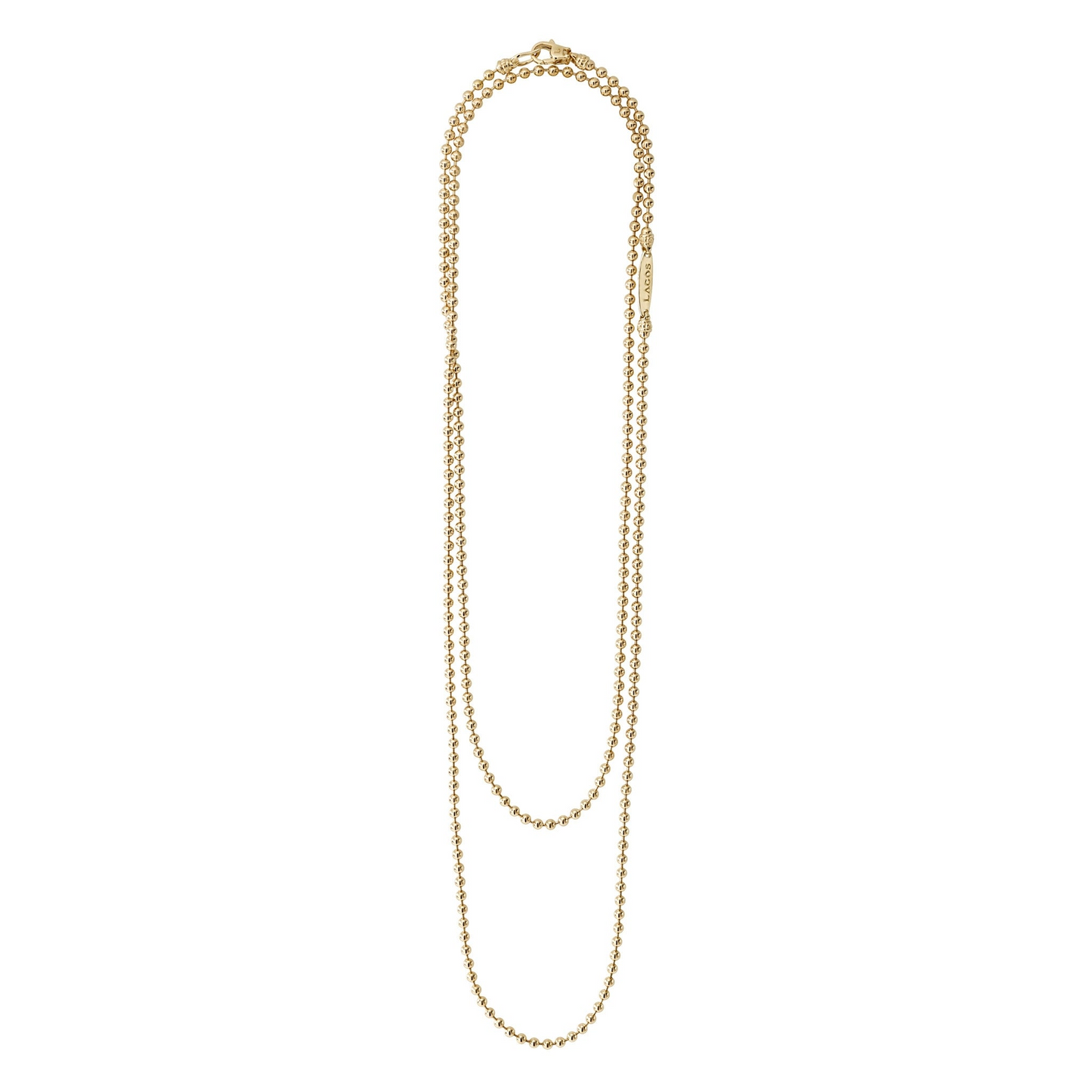 Lagos Beaded Necklace in 18k Gold