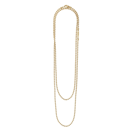 Lagos Beaded Necklace in 18k Gold