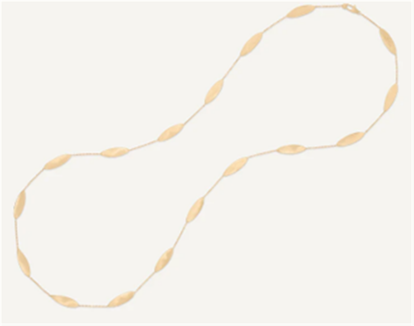 Marco Bicego Lunaria Long Station Necklace in 18k Gold