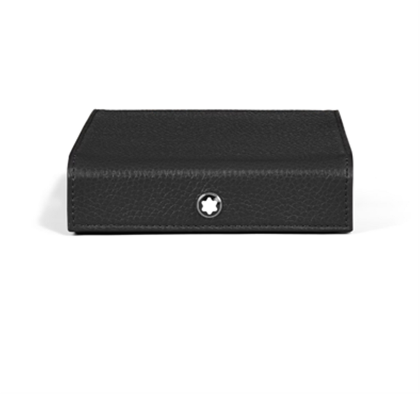 MontBlanc Travel Box for 4 Writing Instruments in Black Grain Leather