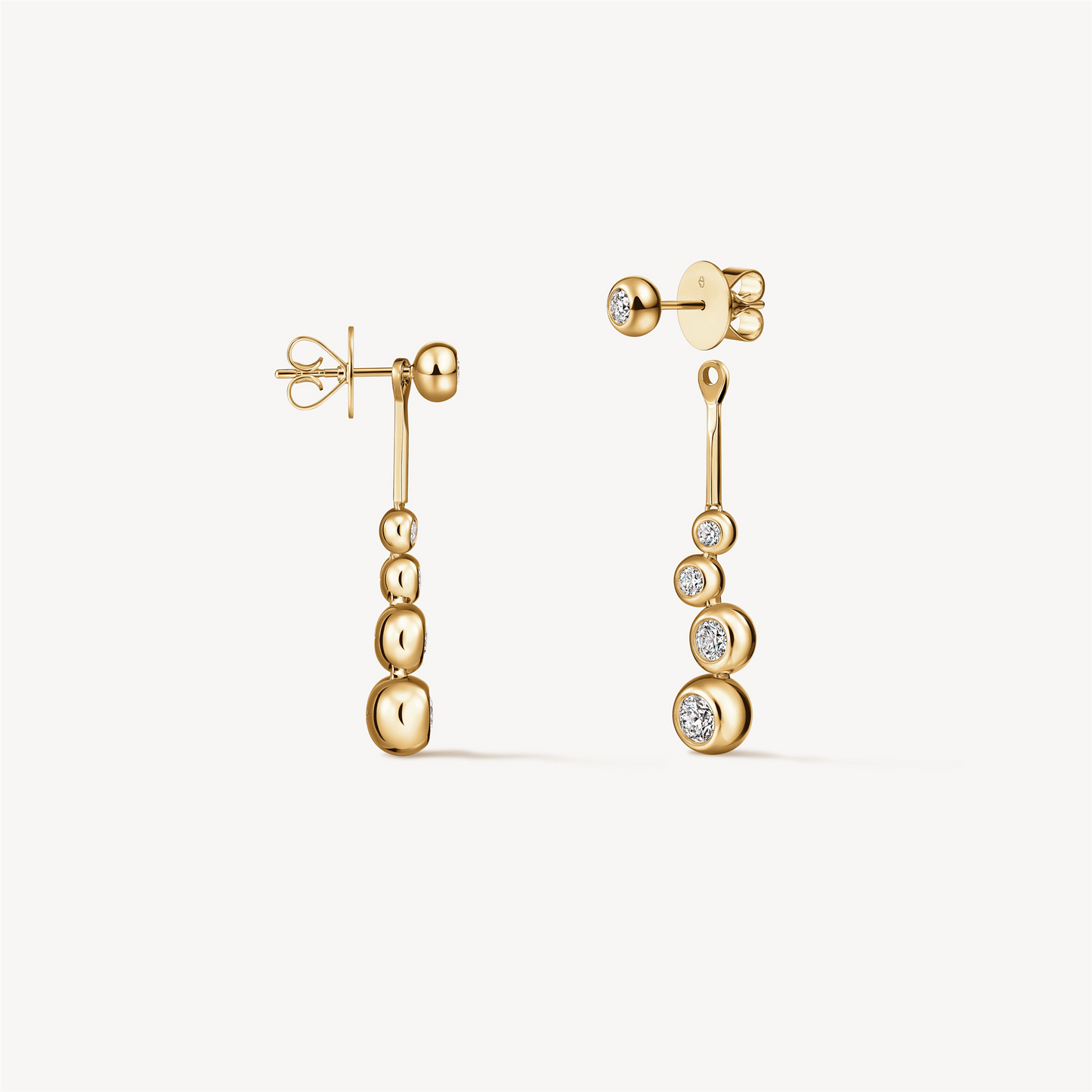 Hearts On Fire Large Dream Drop Earrings in 18k Yellow Gold