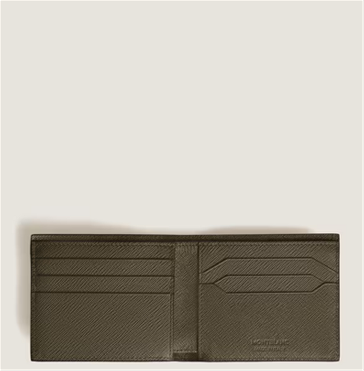 Montblanc 6cc Wallet in Sartorial Khaki Leather
