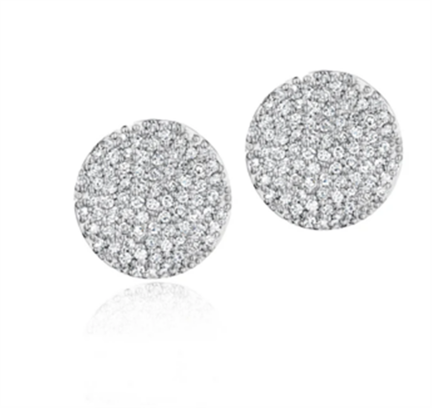 Phillips House Infinity Diamond Stud Earrings in 14k Yellow Gold