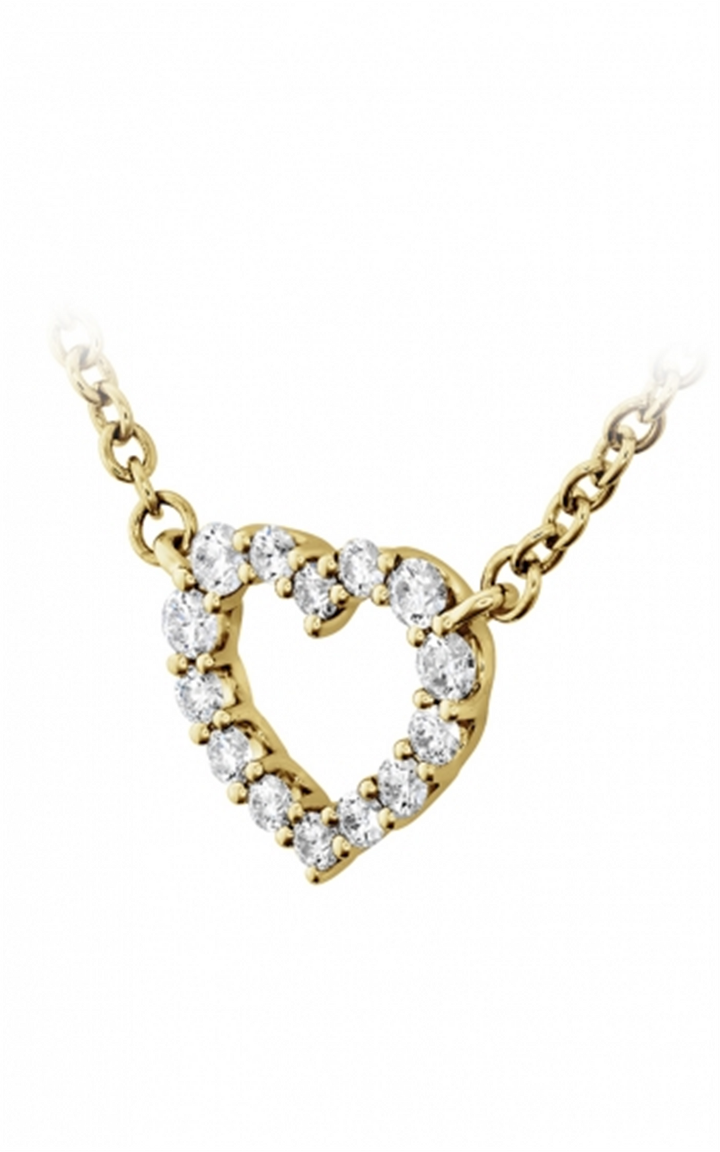 Hearts on Fire 18k Gold Signature Heart Pendant