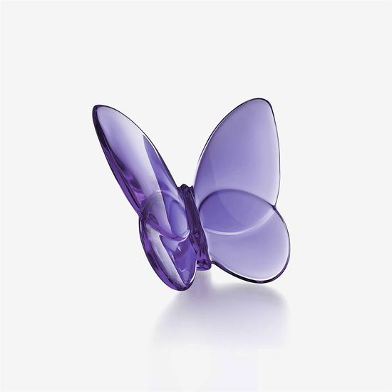 Baccarat Lucky Butterfly in Purple Crystal