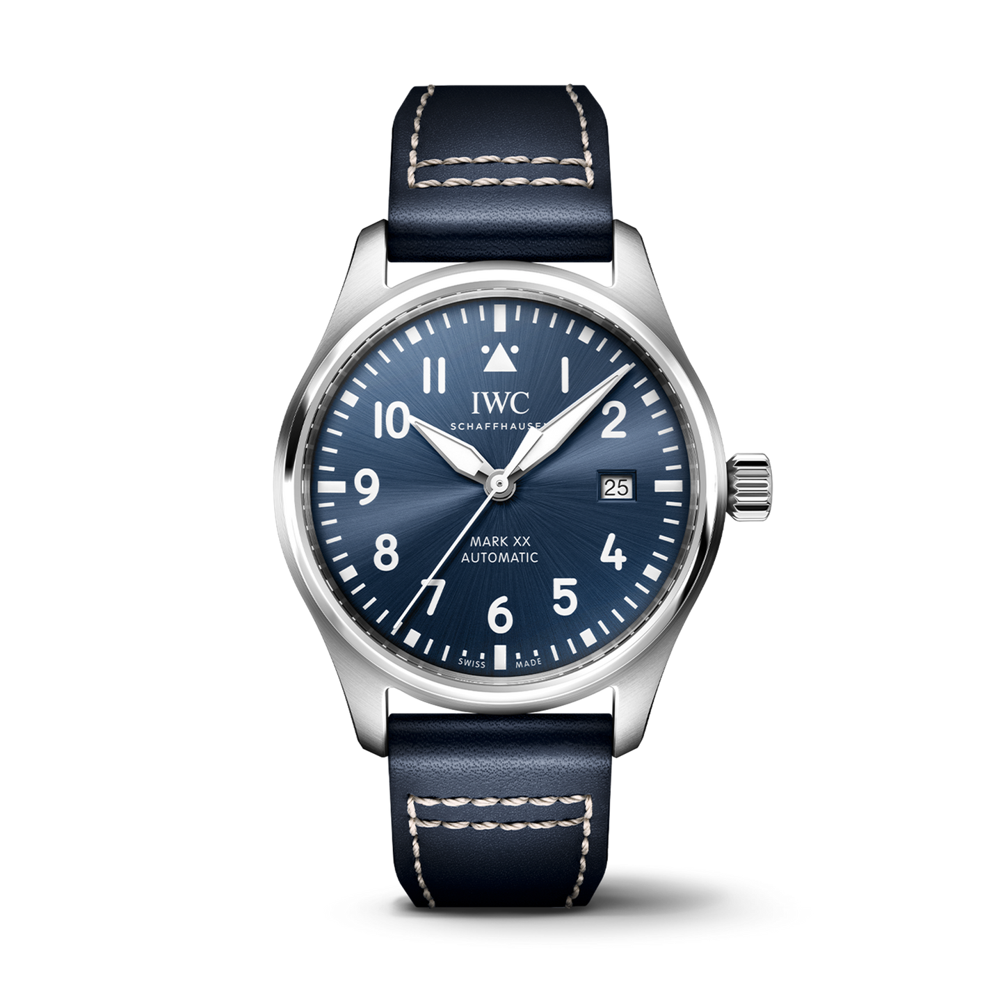 IWC Shaffhausen Pilot's Watch Mark XX with Blue Dial & Strap