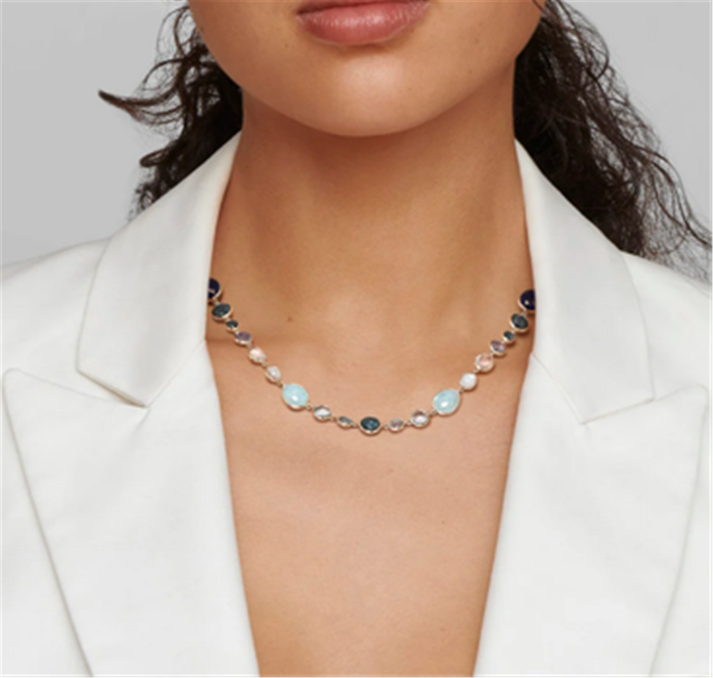 Ippolita Lollipop Collar Necklace in 18k Gold, Mare