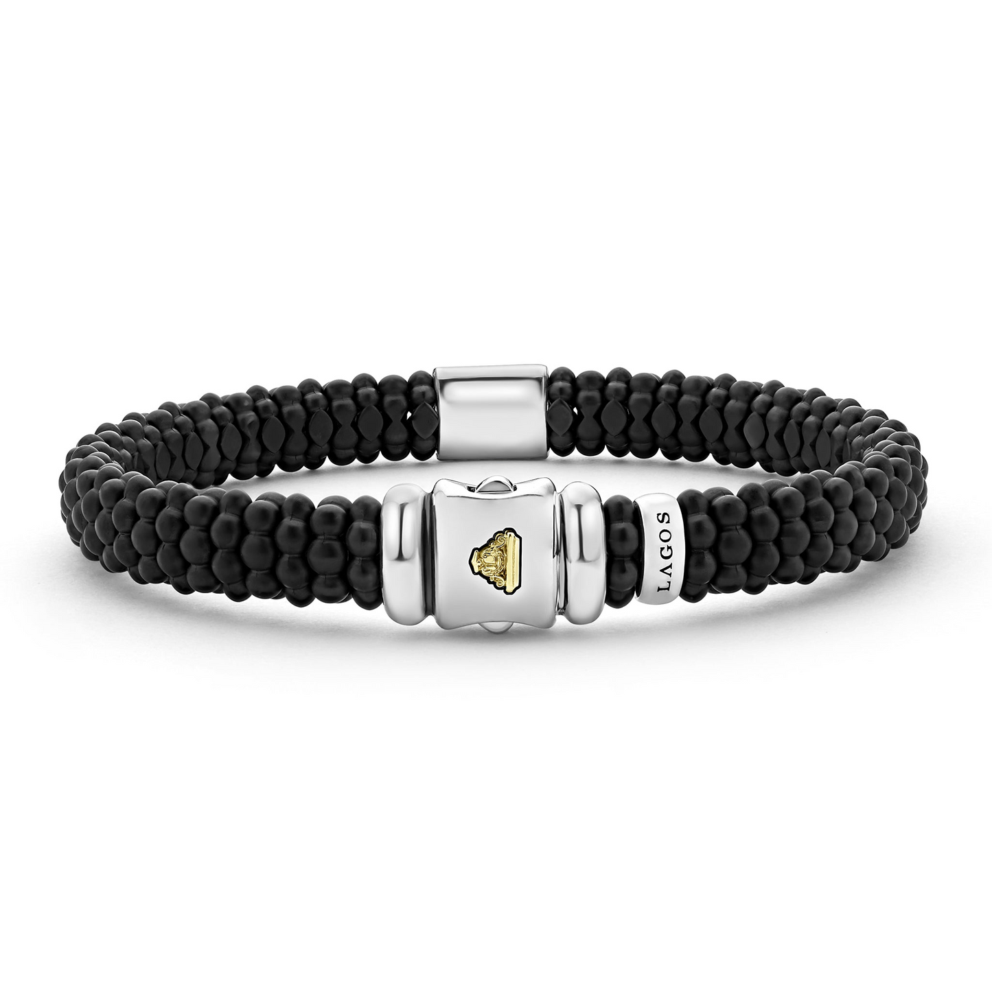 Lagos 18k Gold Matte Ceramic Beaded Bracelet