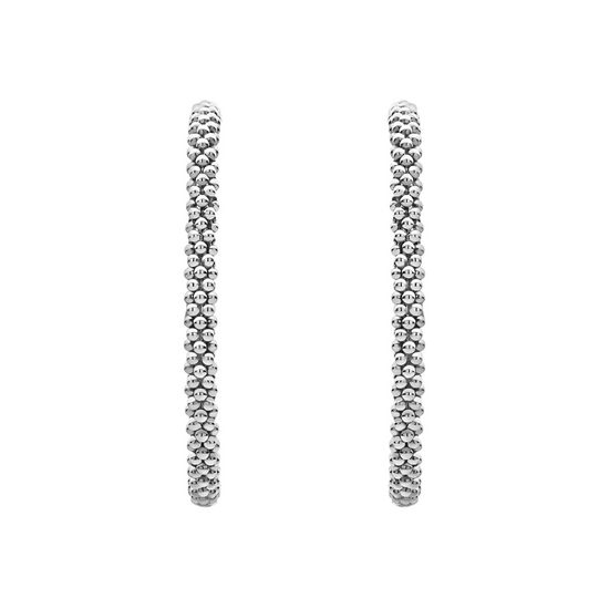 Lagos Large Caviar Hoop Earrings
