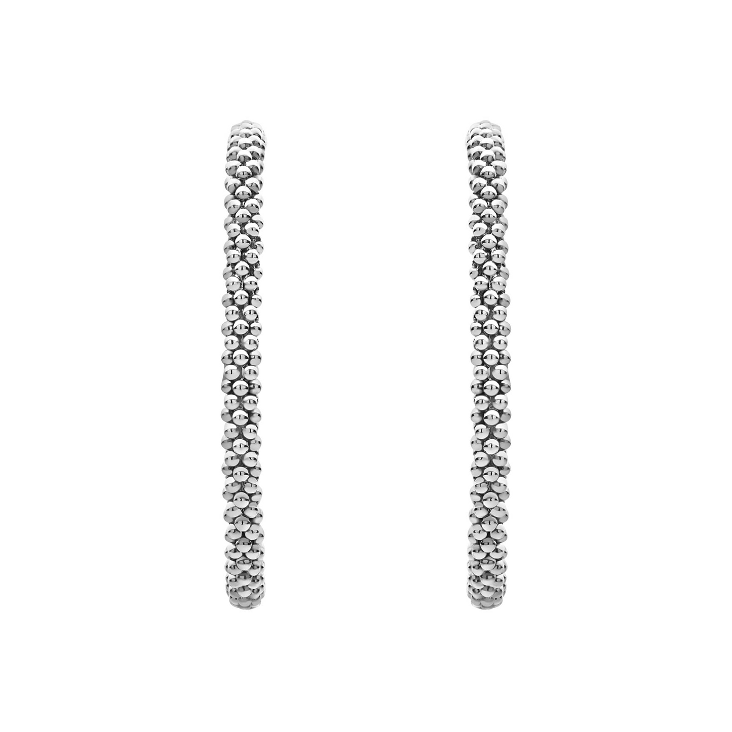 Lagos Large Caviar Hoop Earrings