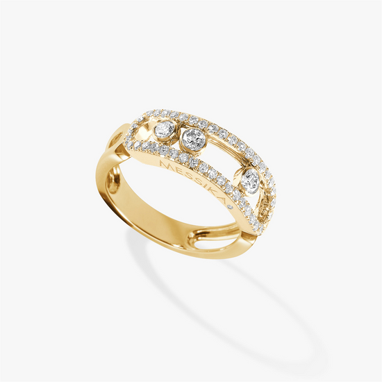 Messika Gold Move ClassiquePavé Diamond Ring