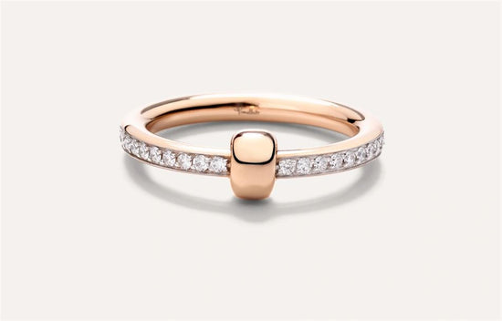 Pomellato Together Diamond Ring in 18k Rose Gold