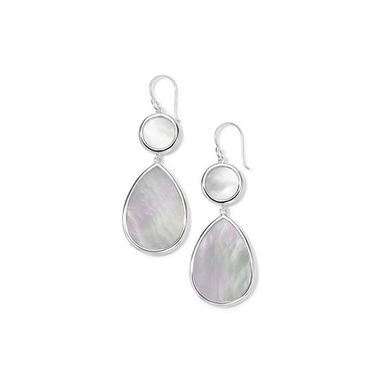 Ippolita Silver Dot & Teardrop Earring