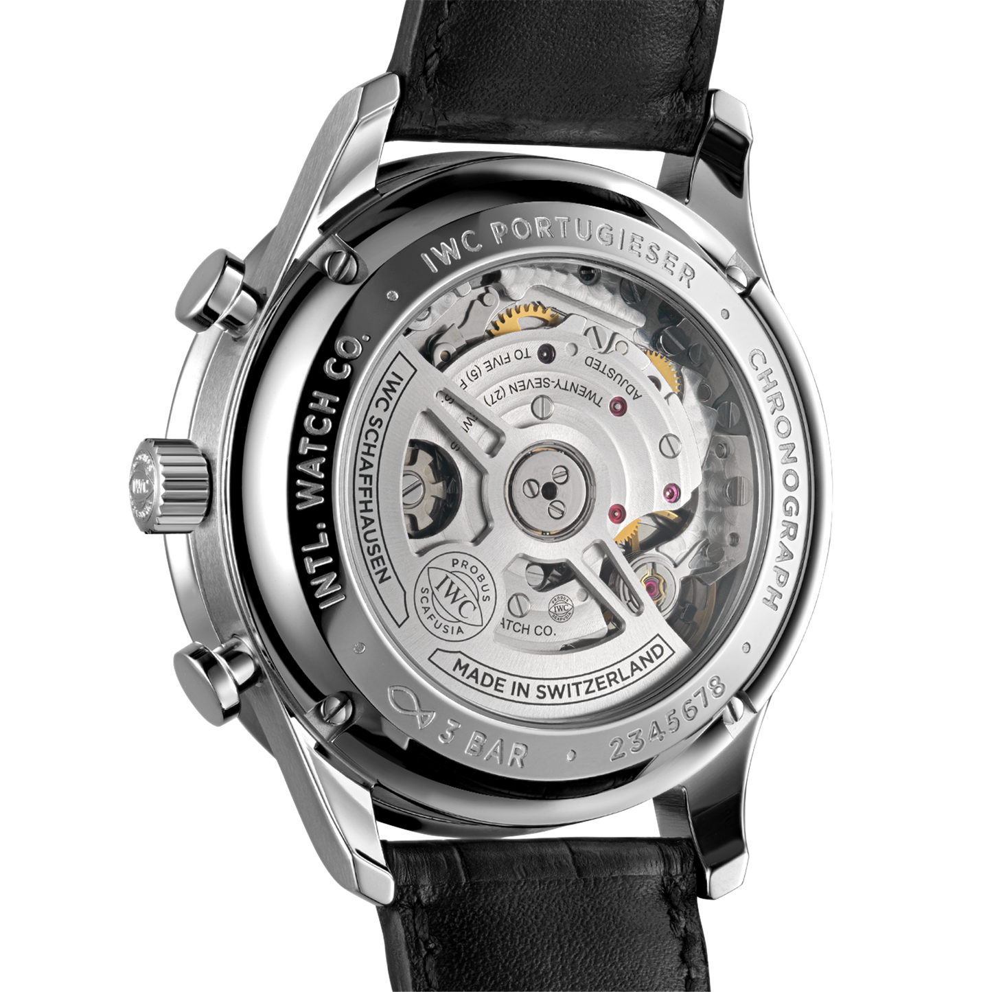 IWC Schaffhausen Portugieser Chronograph 41mm w/  Green Dial & Black Alligator Strap