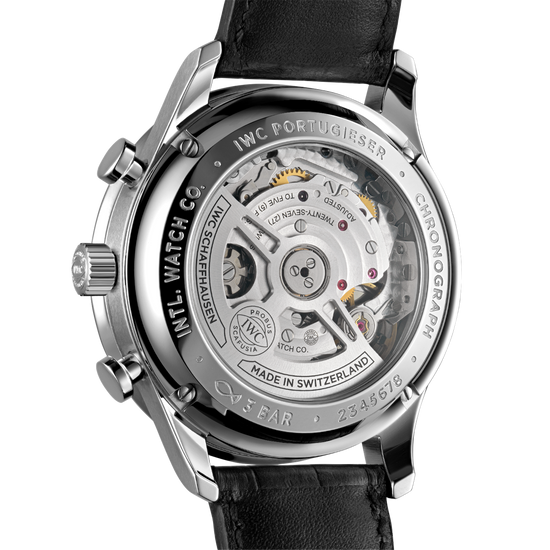 IWC Schaffhausen Portugieser Chronograph 41mm w/  Green Dial & Black Alligator Strap