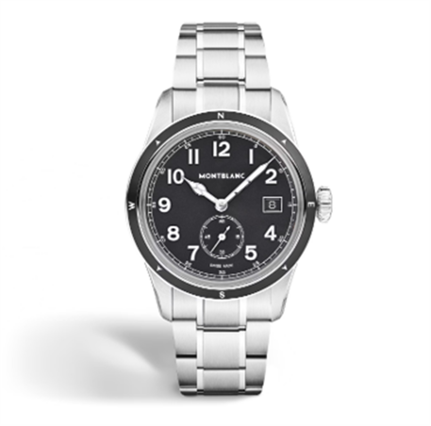 MontBlanc Stainless Steel 1858 Small Second 0 Oxygen Watch