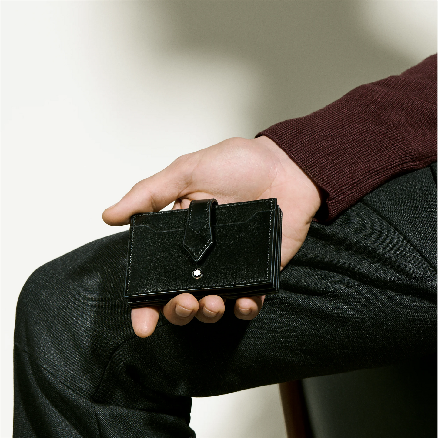 Montblanc Meisterstuck Card Holder 5cc  in Black