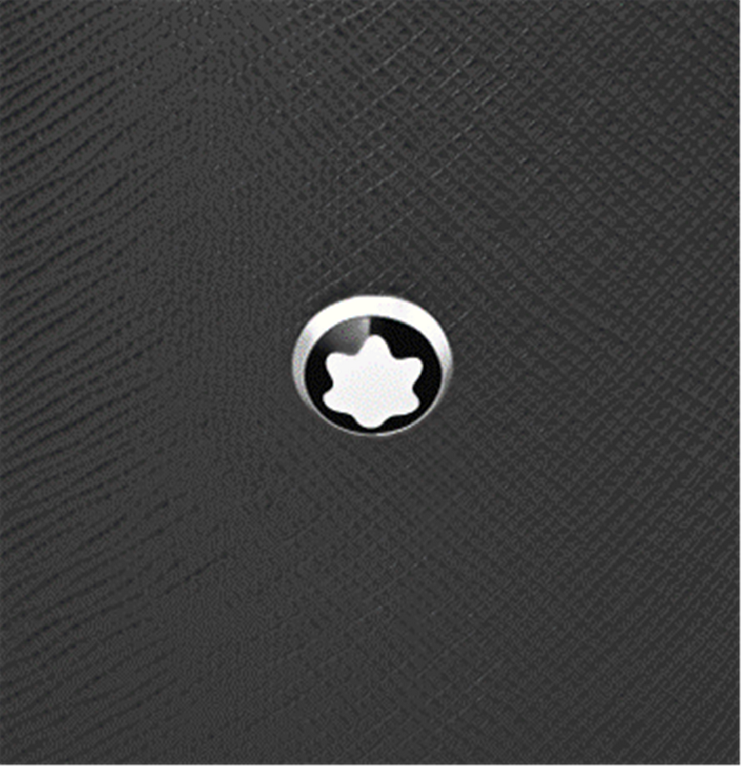 MontBlanc Round Pen Holder in Black Leather