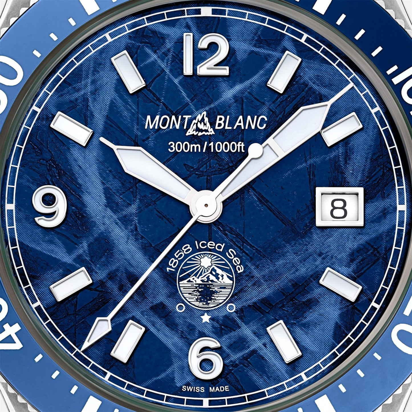 Montblanc 1858 Iced Sea Automatic Date