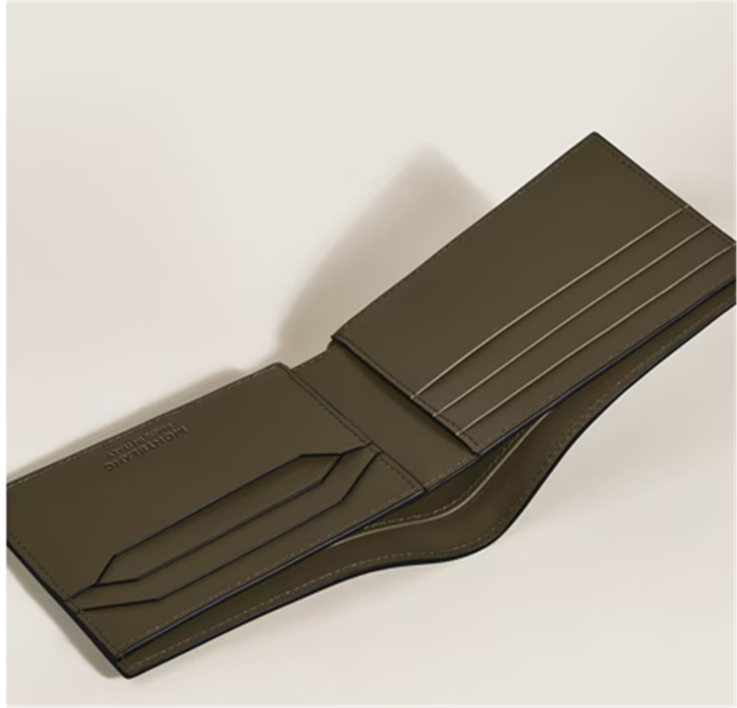Montblanc 6cc Extreme Leather Wallet in Khaki