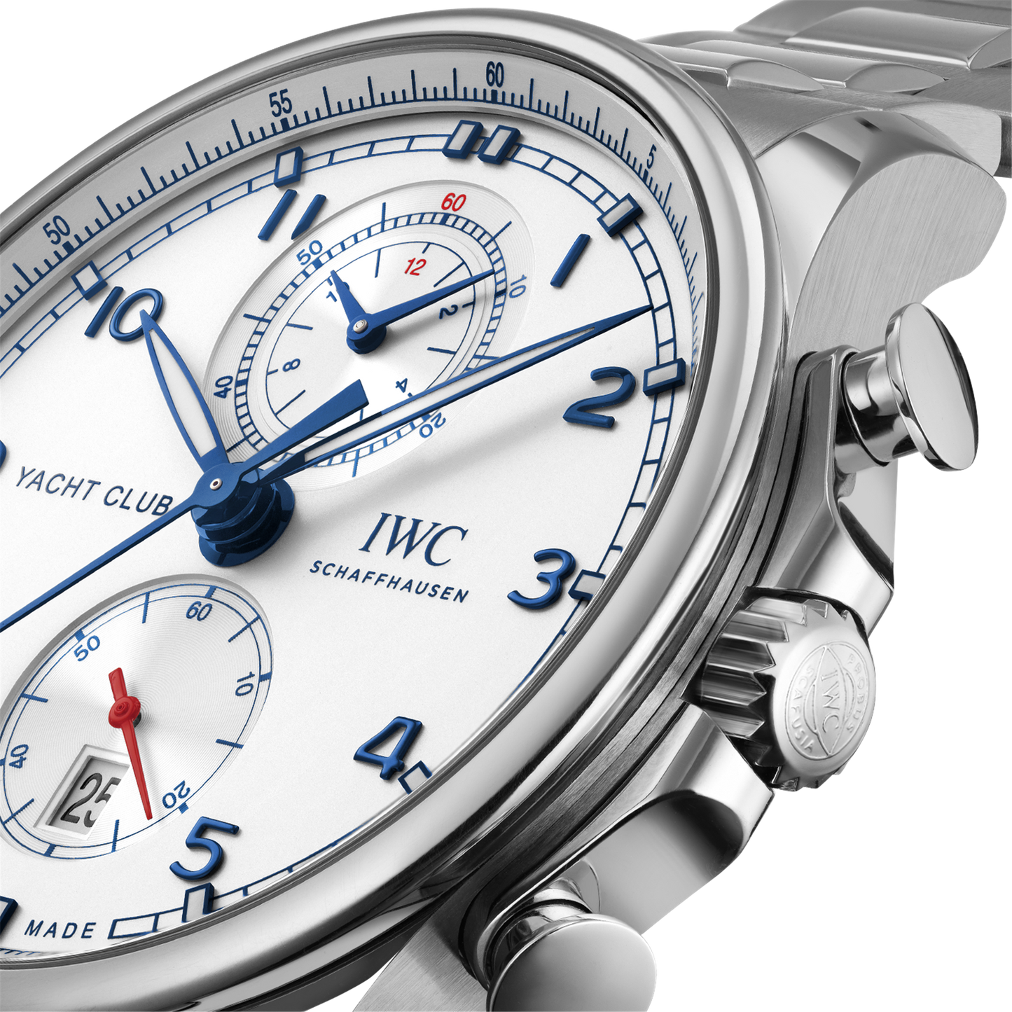 IWC Schaffhausen Portugieser Yacht Club Chrono 44mm w/ Silver Dial
