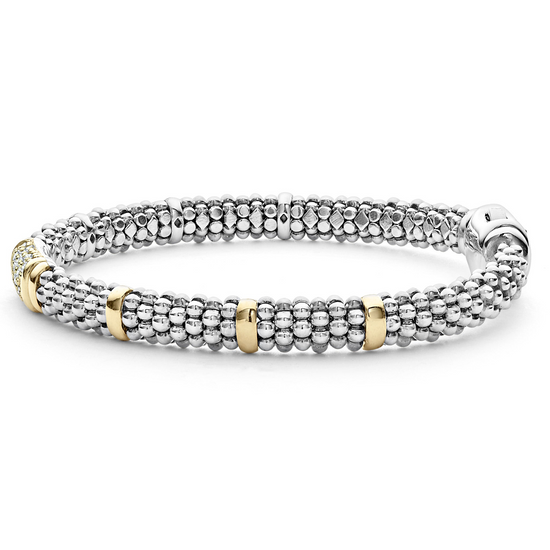 Lagos Diamond Caviar Bracelet