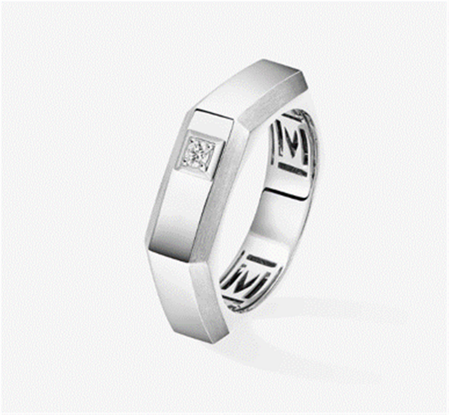 Messika Moderniste Diamond Ring, Medium in 18k White Gold
