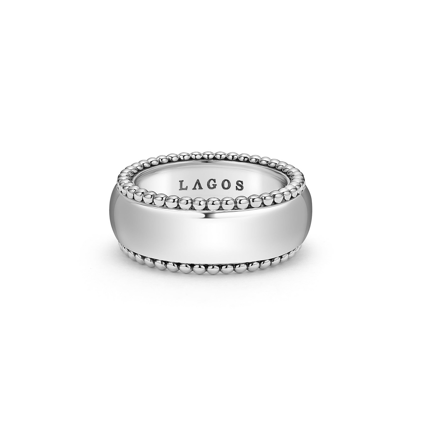 Lagos Silver Band Ring in Sterling Silver