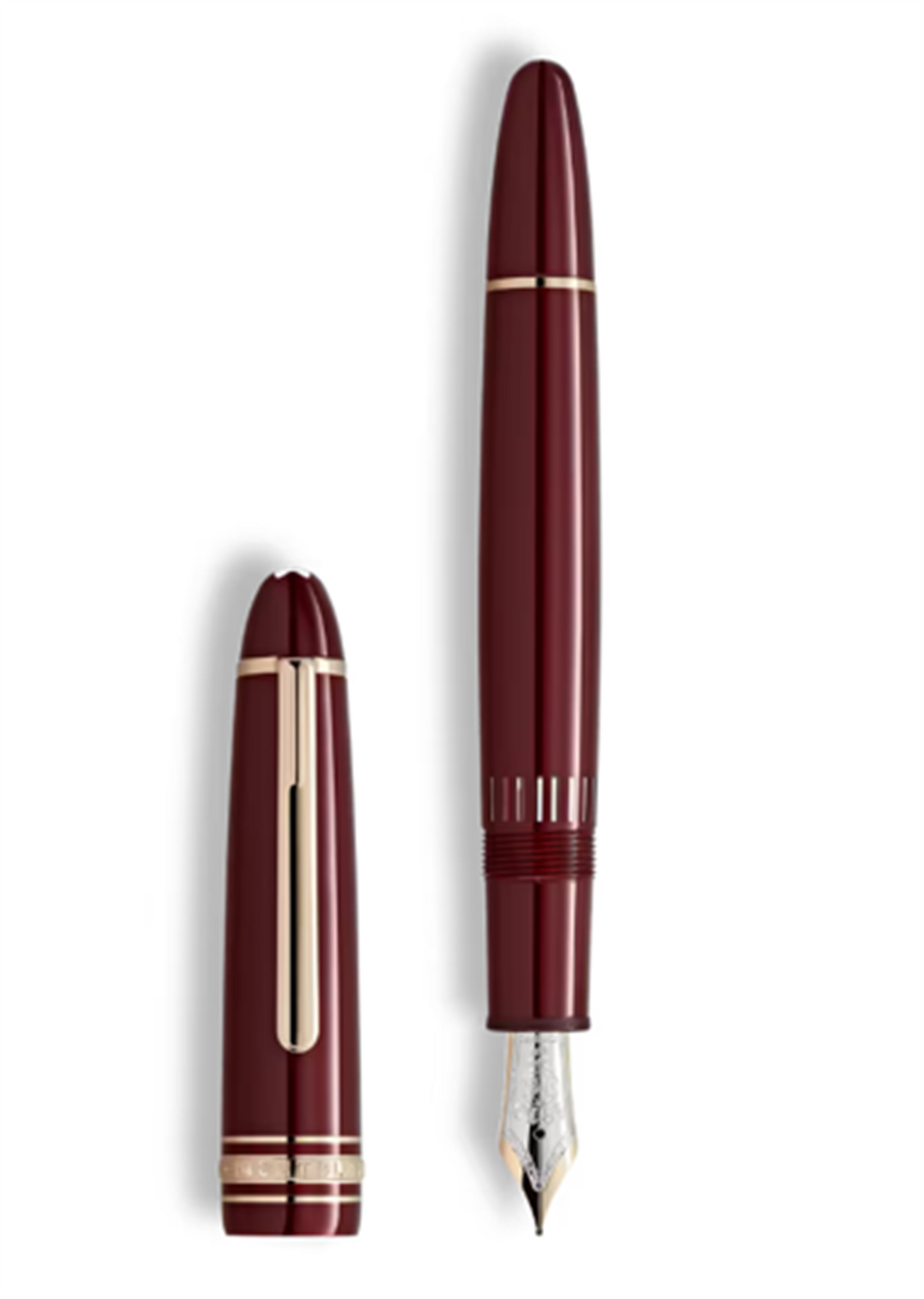 MontBlanc Meisterstück Burgundy Red LeGrand Fountain Pen
