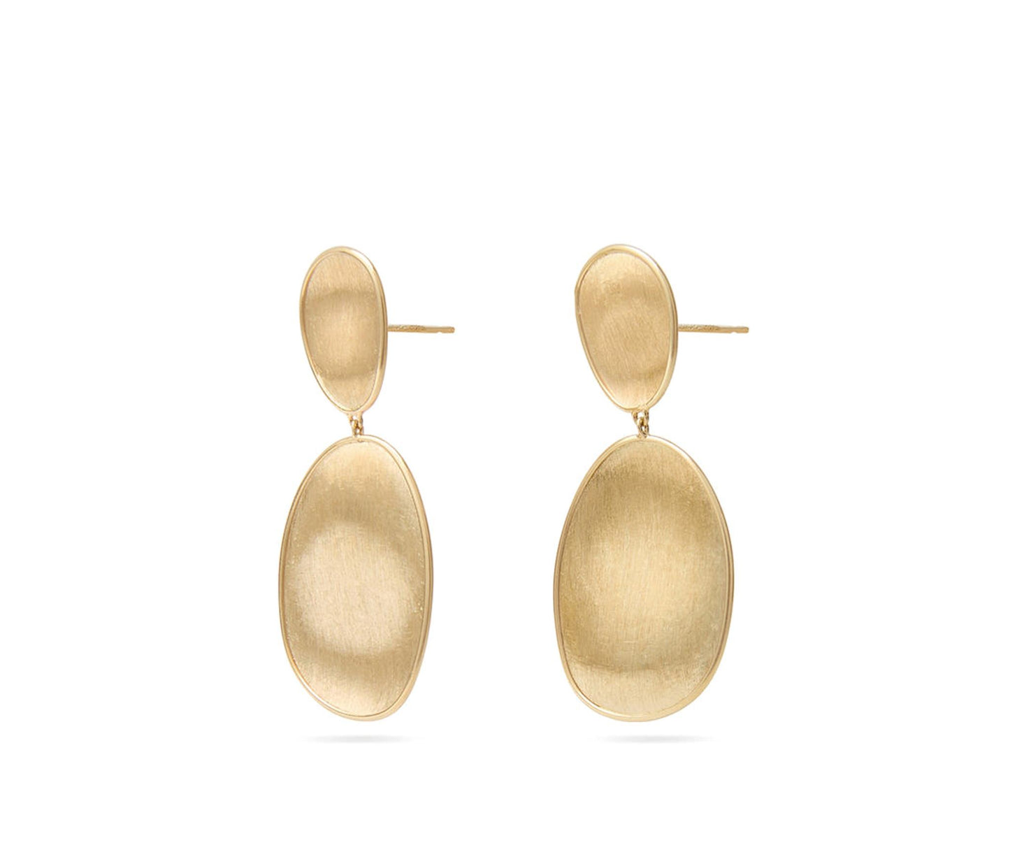 Marco Bicego Lunaria Gold Small Double Drop Earrings