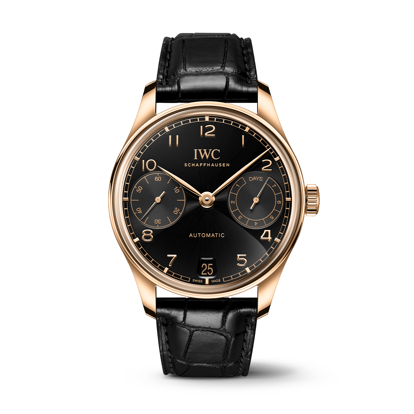 IWC Schaffhausen Portugieser Automatic 42 - Black & Gold