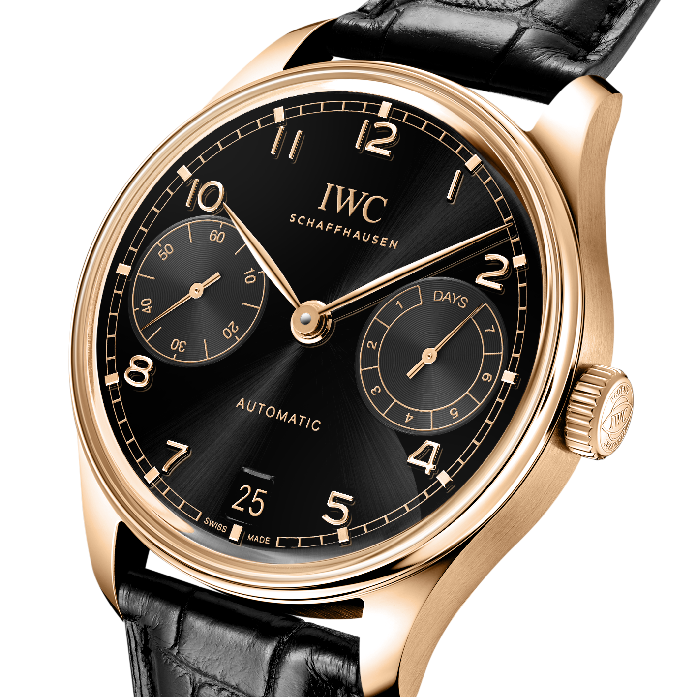 IWC Schaffhausen Portugieser Automatic 42 - Black & Gold