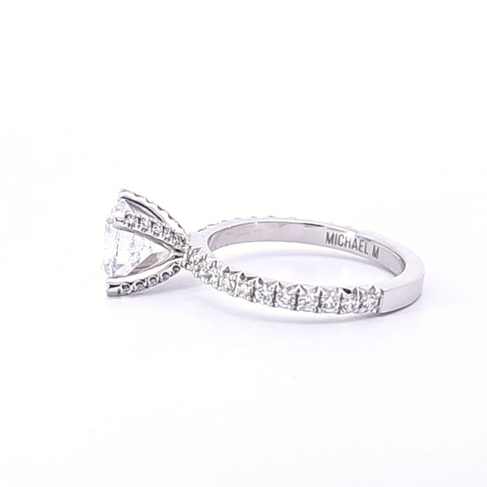 Diamond Prong Semi-Mount Engagement Ring