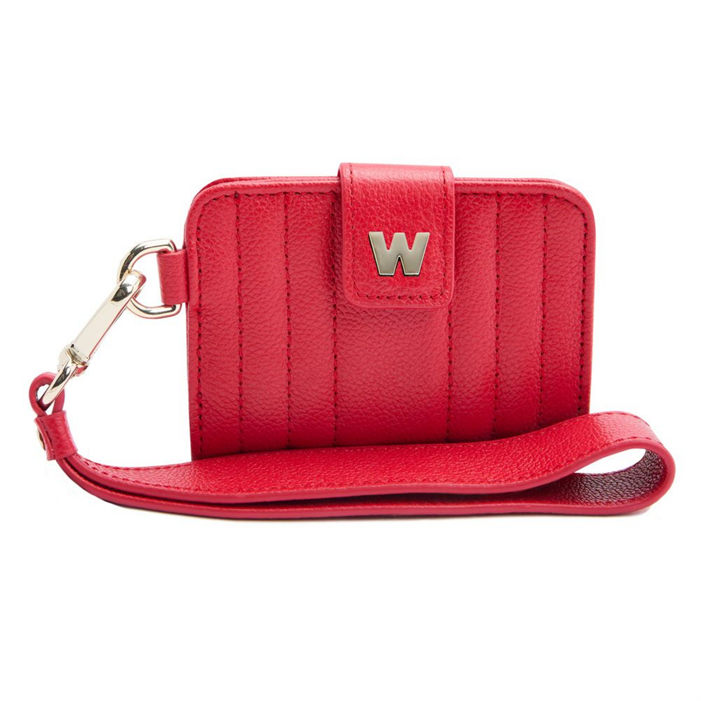 WOLF Mimi Credit Card Holder with Wristlet in Red