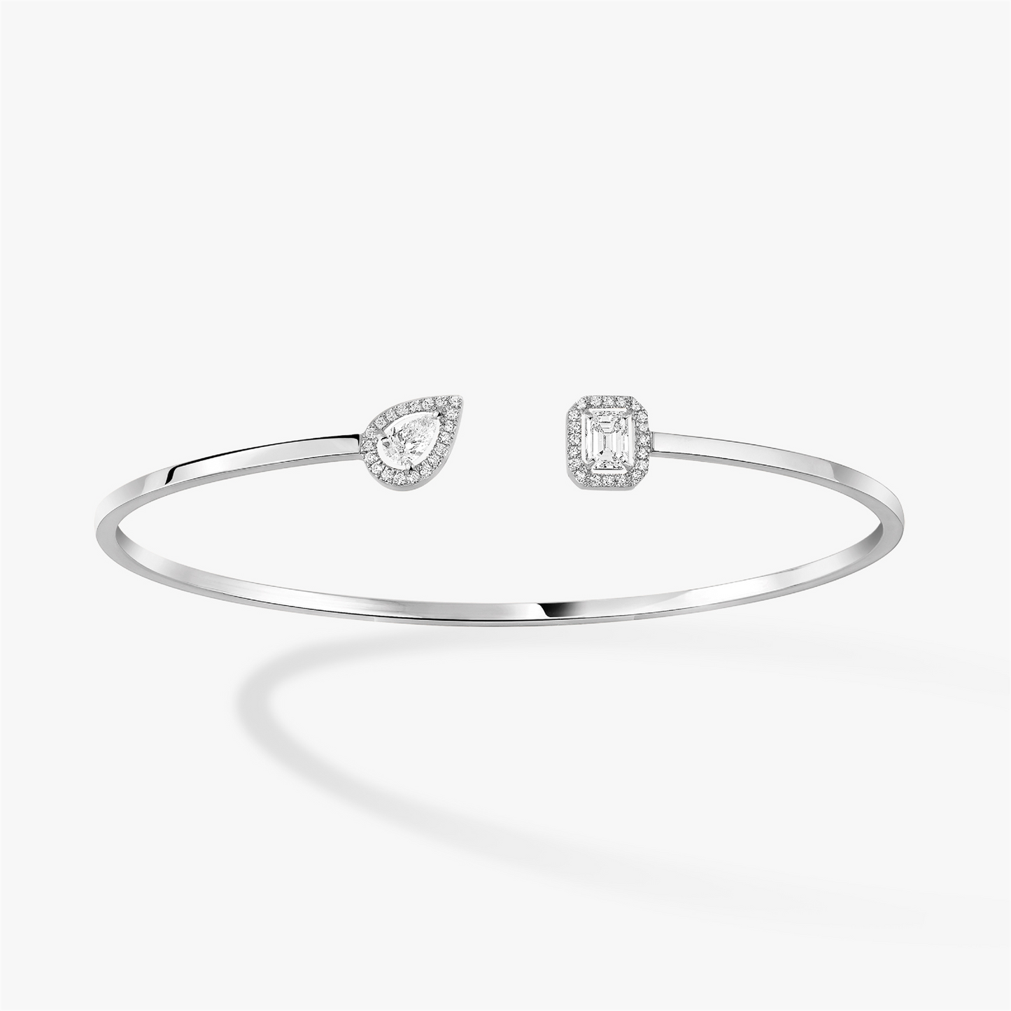 Messika My Twin Toi & Moi Thin Bangle 0.15ct X2