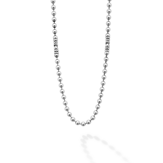 Lagos Silver Ball Chain Necklace in 22"