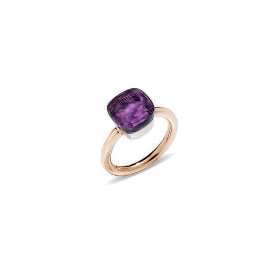 Pomellato Nudo Classic Amethyst Ring in 18k Rose Gold