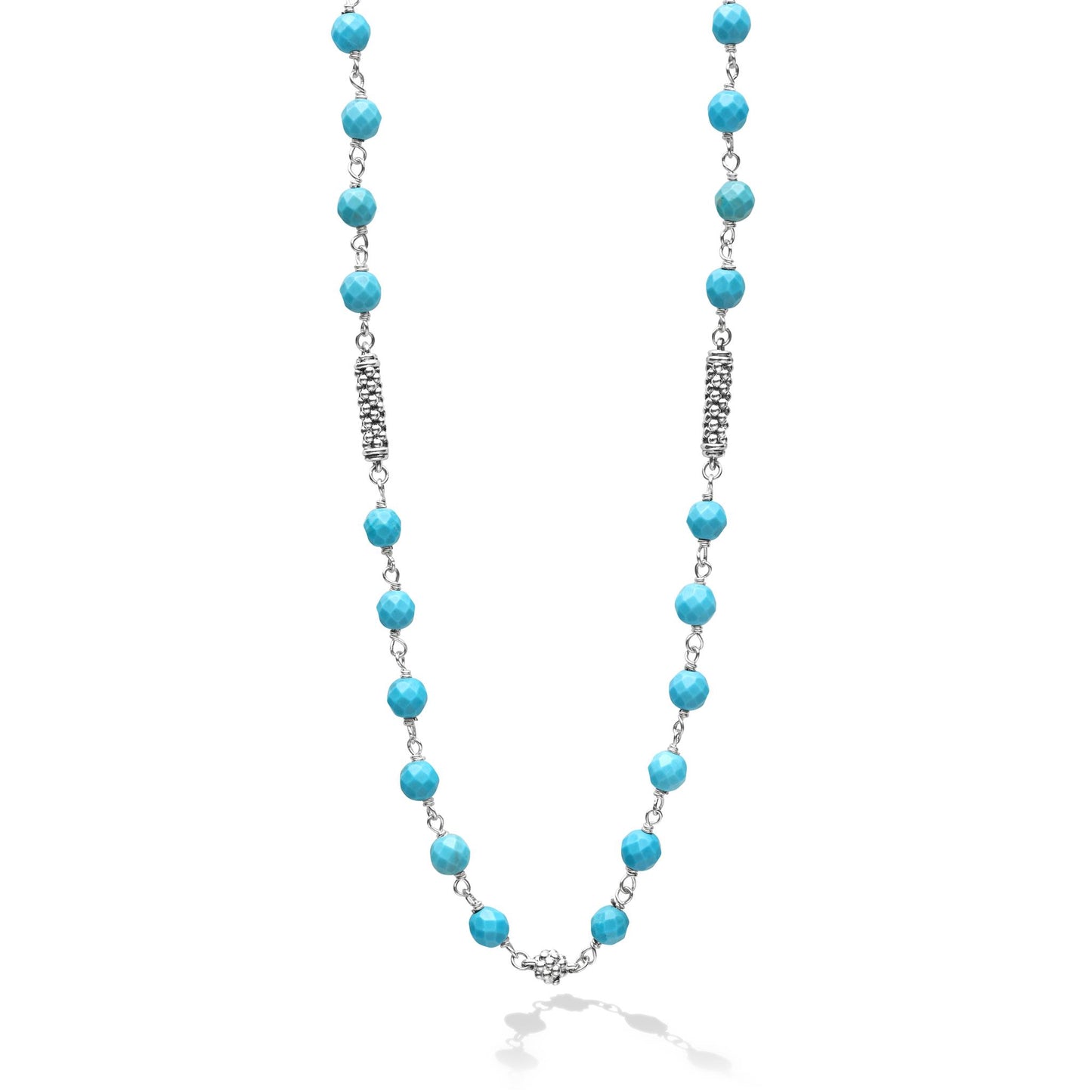 Lagos Turquoise Beaded Necklace