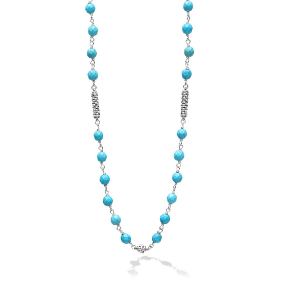 Lagos Turquoise Beaded Necklace