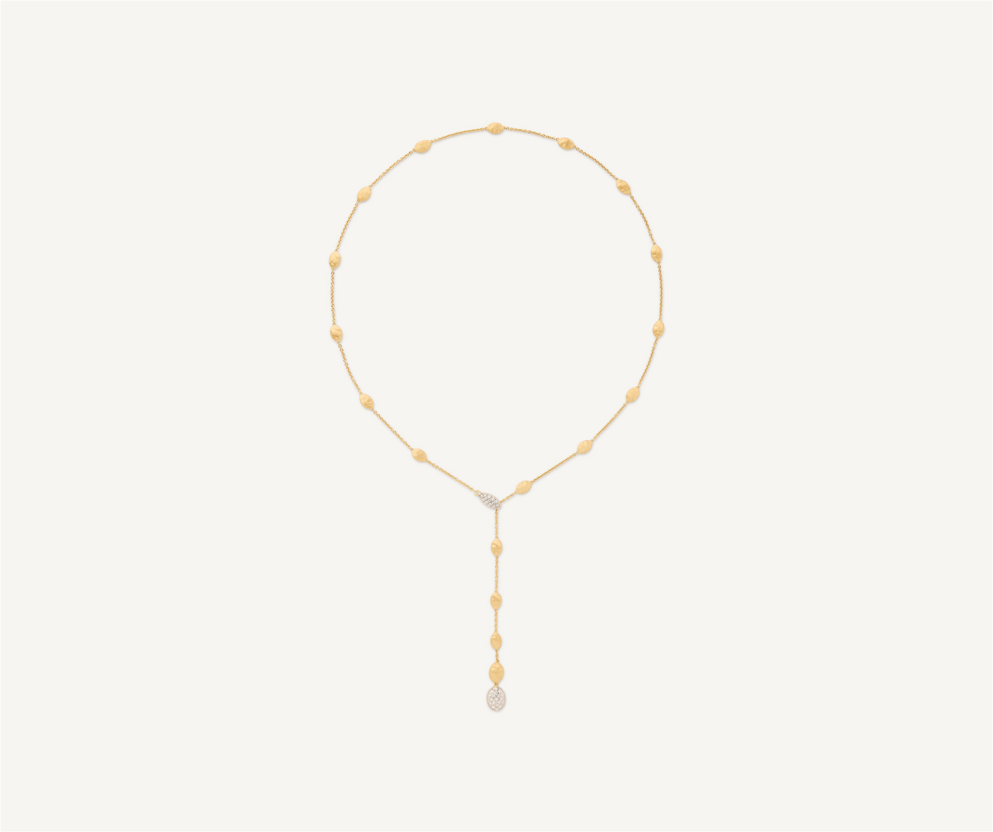 Marco Bicego Siviglia Lariat w/Diamond Accents in 18k Two-Tone Gold