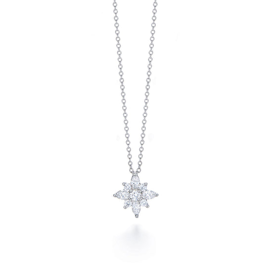 Kwiat Platinum Diamond Star Pendant