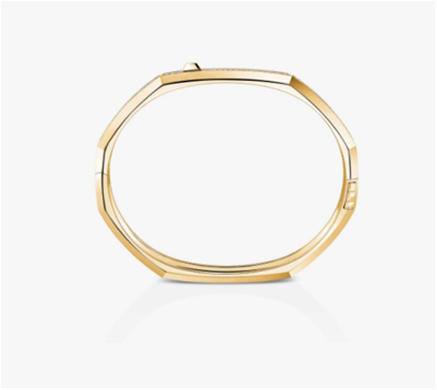 Messika Moderniste Pavé Diamond Bracelet, Medium in 18k Yellow Gold