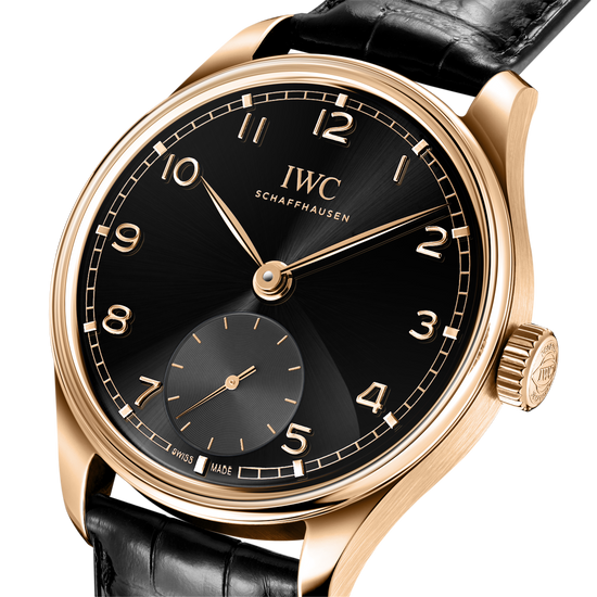 IWC Shaffhausen Portugieser Automatic 40mm w/ Black Dial & Alligator Strap